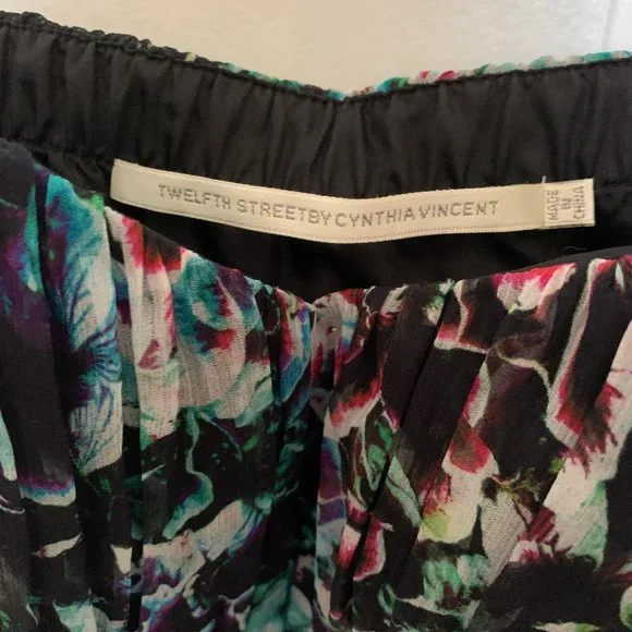 NWT Twelfth Street by Cynthia Vincent Silk Cocktail Mini Dress - Picture 7 of 9